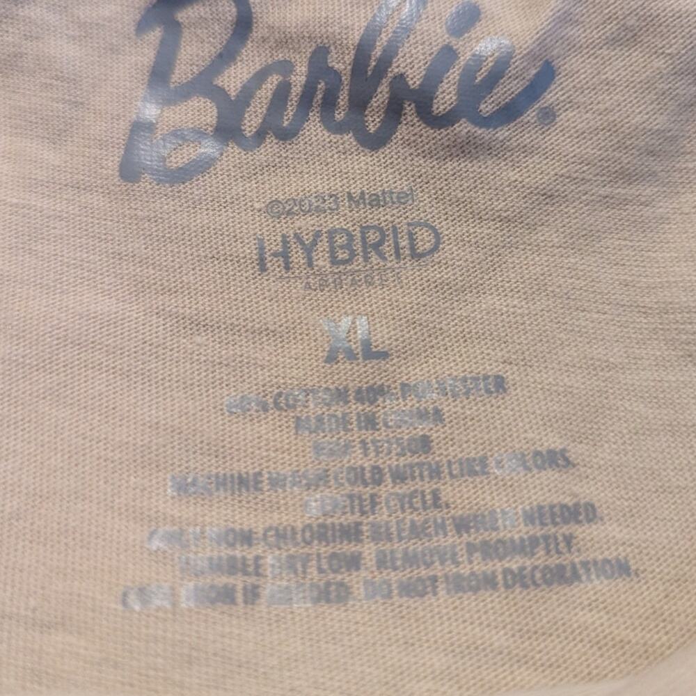 BARBIE by Mattel Hybrid Tan African American Hairstyle Graphic T-shirt XL - Picture 6 of 6